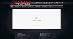 Desktop Screenshot of jinglespoliticos.com.br