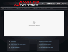 Tablet Screenshot of jinglespoliticos.com.br